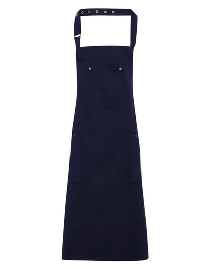 'CHINO’ BIB APRON - Navy - Main
