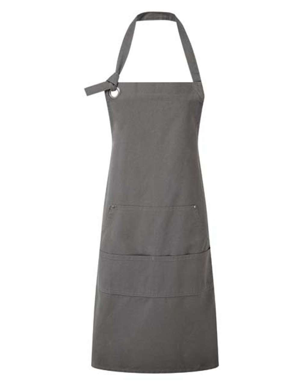 'CALIBRE' HEAVY COTTON CANVAS POCKET APRON - Dark Grey - Main