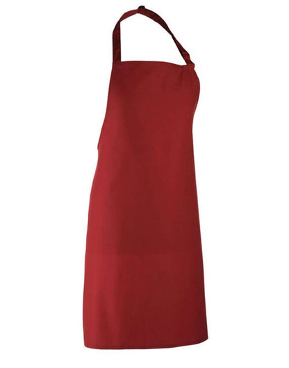 'COLOURS COLLECTION’ BIB APRON - Burgundy - Main