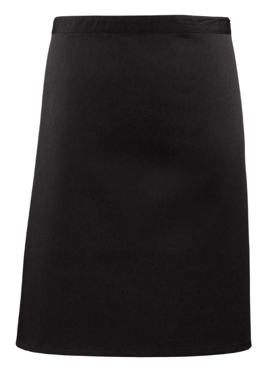 'COLOURS COLLECTION’ MID LENGTH APRON - Black - Main