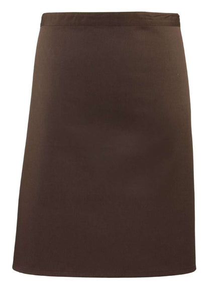 'COLOURS COLLECTION’ MID LENGTH APRON - Brown - Main