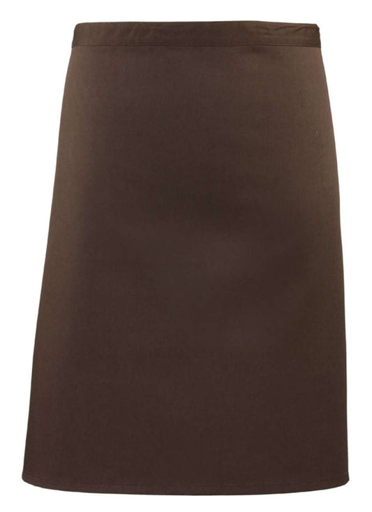 'COLOURS COLLECTION’ MID LENGTH APRON - Brown - Main