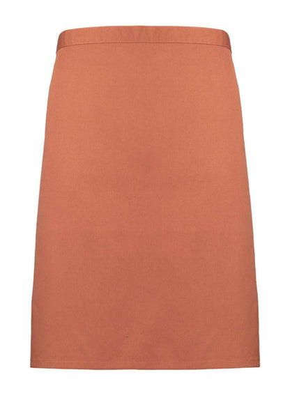 'COLOURS COLLECTION’ MID LENGTH APRON - Chestnut - Main