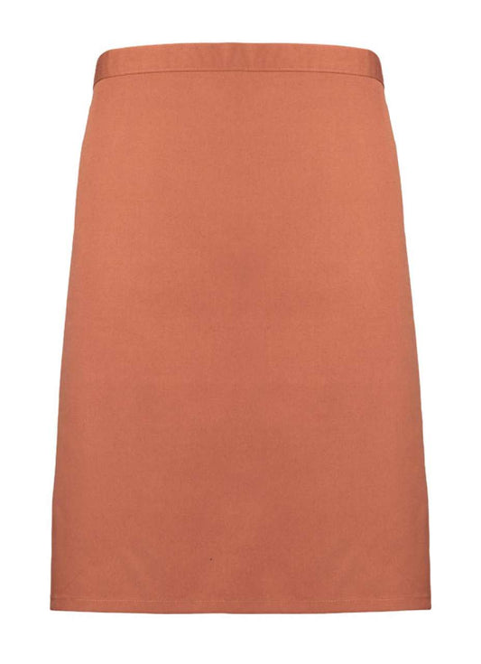 'COLOURS COLLECTION’ MID LENGTH APRON - Chestnut - Main