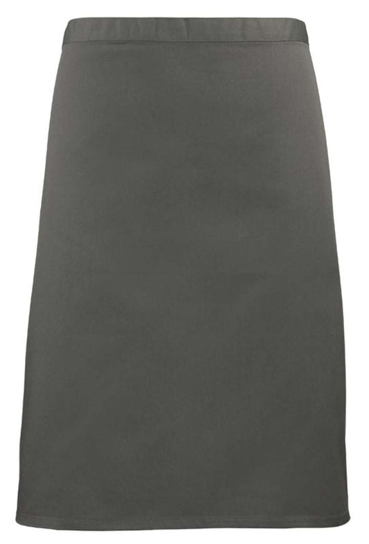 'COLOURS COLLECTION’ MID LENGTH APRON - Dark Grey - Main