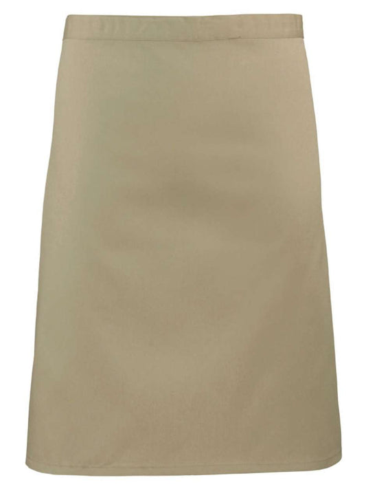 'COLOURS COLLECTION’ MID LENGTH APRON - Khaki - Main