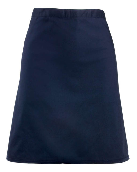 'COLOURS COLLECTION’ MID LENGTH APRON - Navy - Main