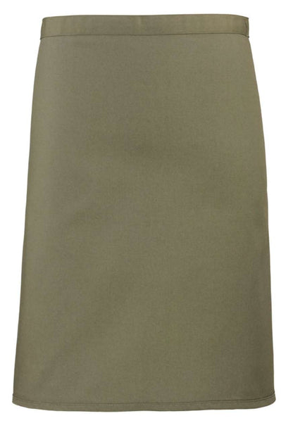 'COLOURS COLLECTION’ MID LENGTH APRON - Olive - Main
