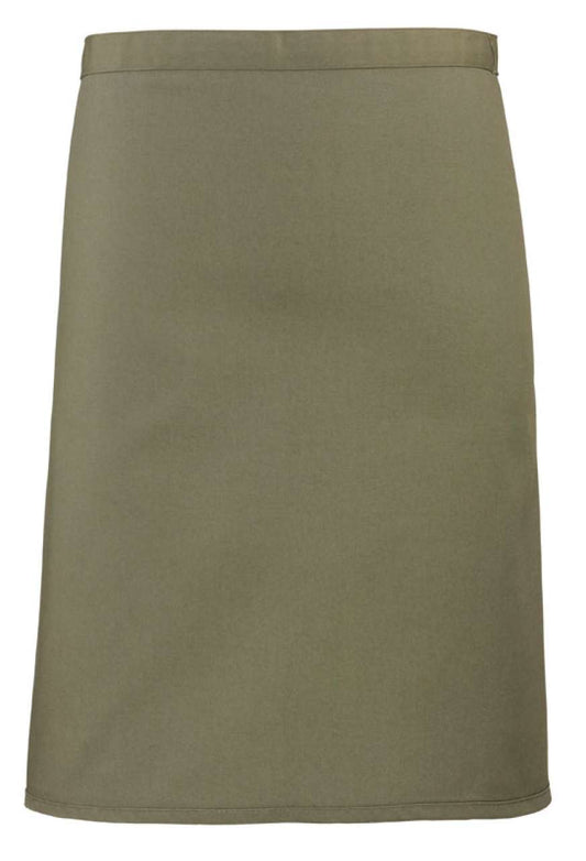 'COLOURS COLLECTION’ MID LENGTH APRON - Olive - Main