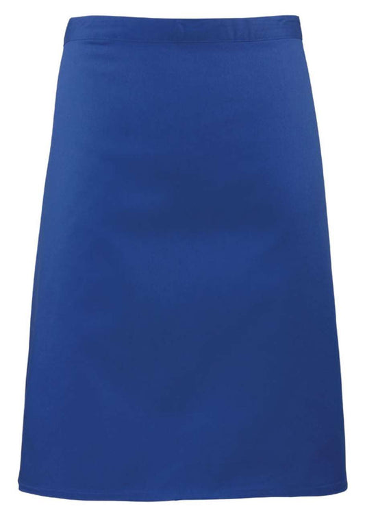 'COLOURS COLLECTION’ MID LENGTH APRON - Royal - Main