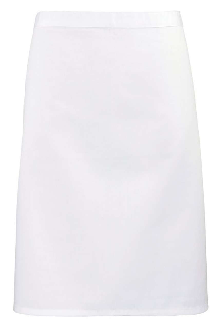 'COLOURS COLLECTION’ MID LENGTH APRON - White - Main
