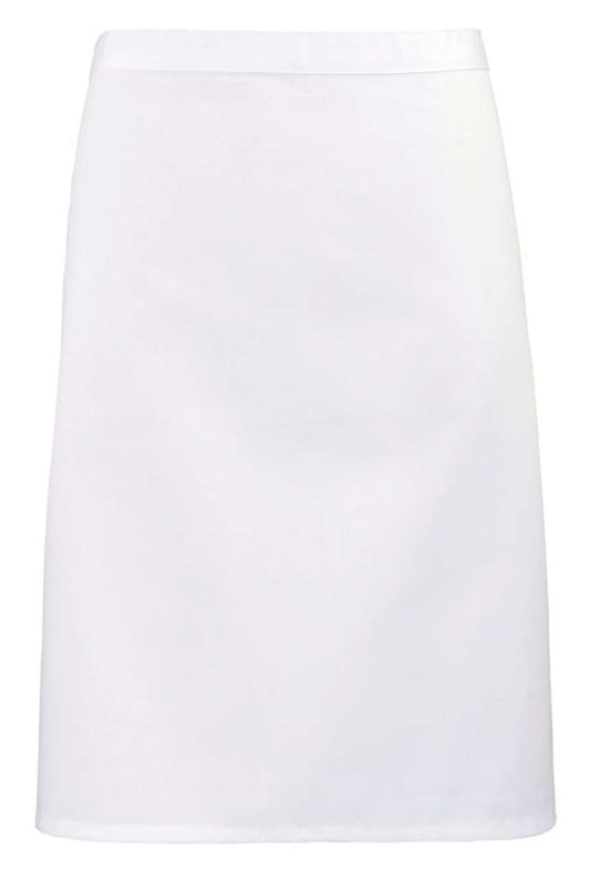 'COLOURS COLLECTION’ MID LENGTH APRON - White - Main