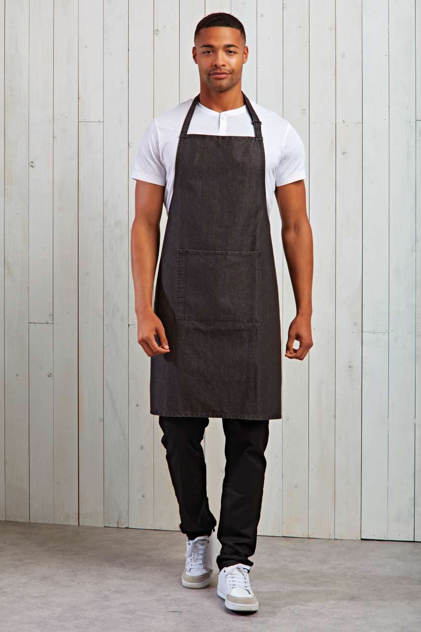 'COLOURS COLLECTION’ BIB APRON WITH POCKET - Camel - Additional