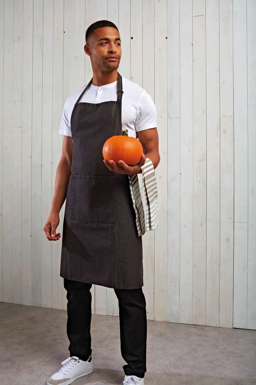 'COLOURS COLLECTION’ BIB APRON WITH POCKET - Camel - Additional
