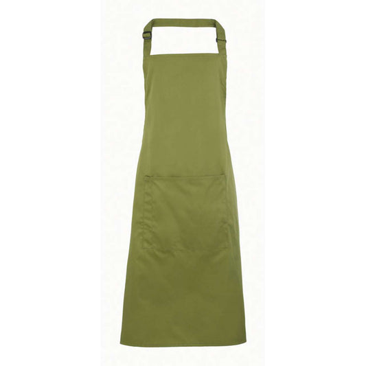 'COLOURS COLLECTION’ BIB APRON WITH POCKET - Oasis Green - Main