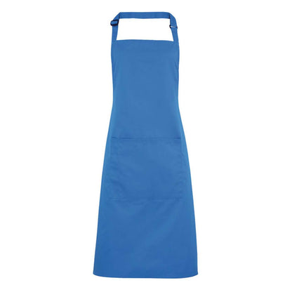 'COLOURS COLLECTION’ BIB APRON WITH POCKET - Sapphire - Main