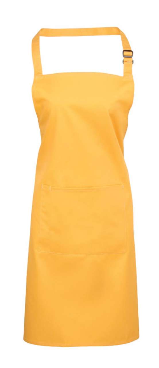 'COLOURS COLLECTION’ BIB APRON WITH POCKET - Sunflower - Main