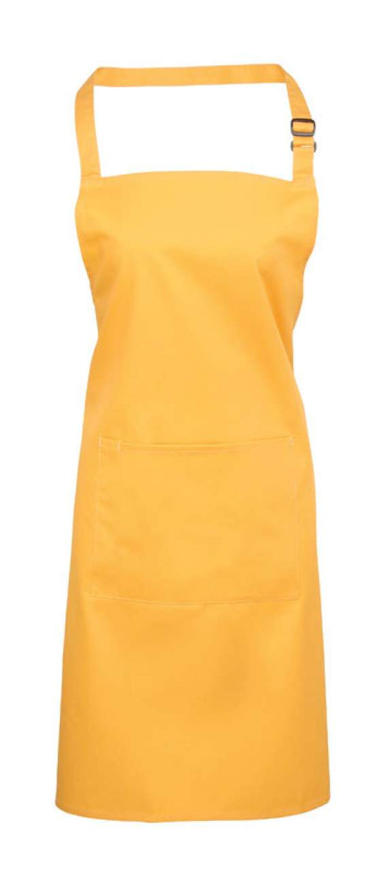 'COLOURS COLLECTION’ BIB APRON WITH POCKET - Sunflower - Main