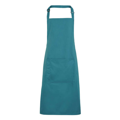'COLOURS COLLECTION’ BIB APRON WITH POCKET - Teal - Main