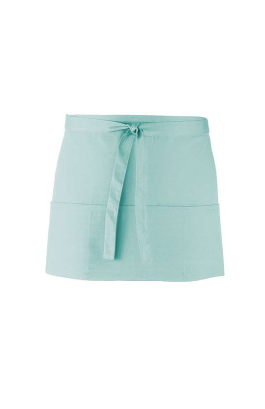 'COLOURS COLLECTION’ THREE POCKET APRON - Aqua - Main