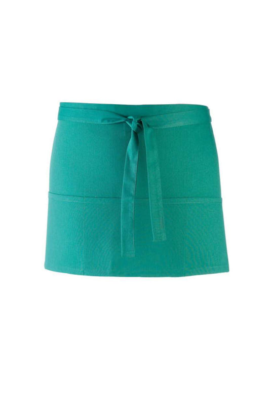 'COLOURS COLLECTION’ THREE POCKET APRON - Emerald - Main
