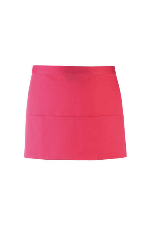 'COLOURS COLLECTION’ THREE POCKET APRON - Hot Pink - Main