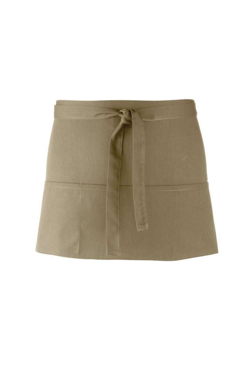'COLOURS COLLECTION’ THREE POCKET APRON - Olive - Main