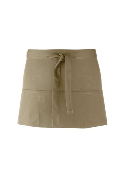 'COLOURS COLLECTION’ THREE POCKET APRON - Olive - Main
