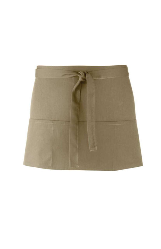 'COLOURS COLLECTION’ THREE POCKET APRON - Olive - Main