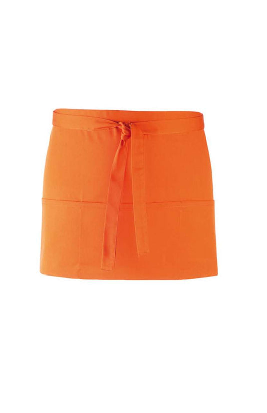 'COLOURS COLLECTION’ THREE POCKET APRON - Orange - Main