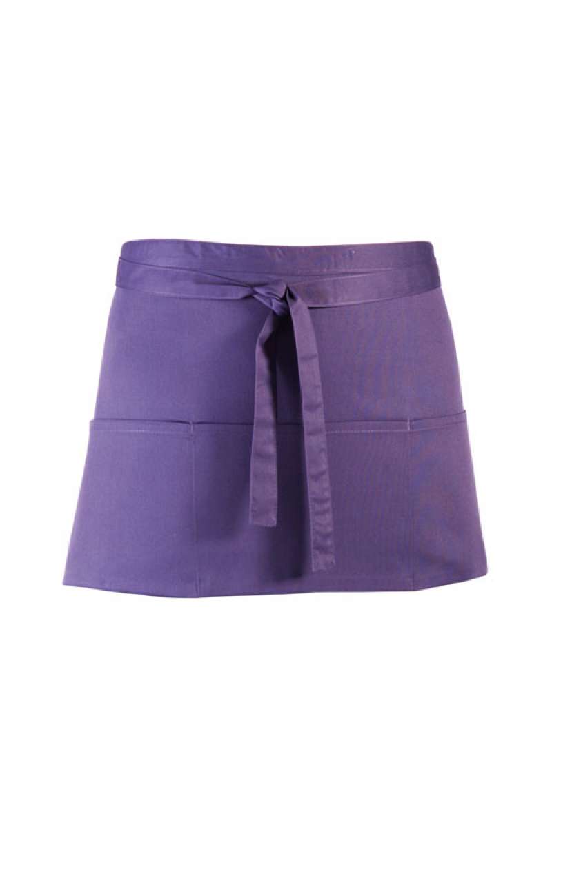 'COLOURS COLLECTION’ THREE POCKET APRON - Purple - Main