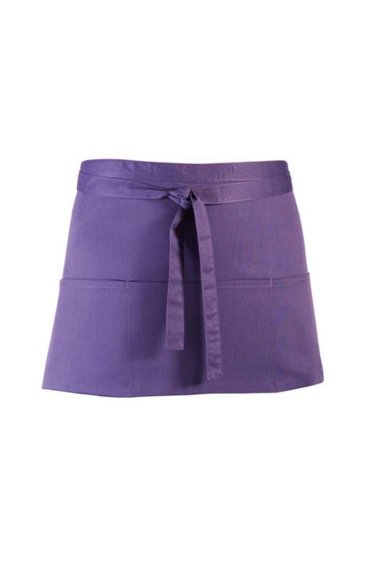 'COLOURS COLLECTION’ THREE POCKET APRON - Purple - Main