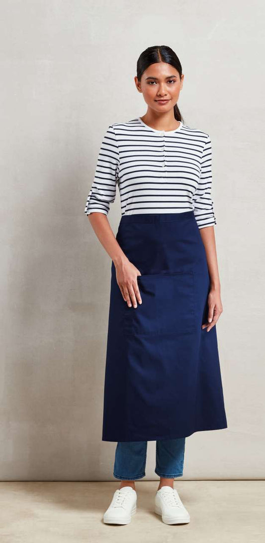 'COLOURS COLLECTION’ BAR APRON WITH POCKET - Silver - Main