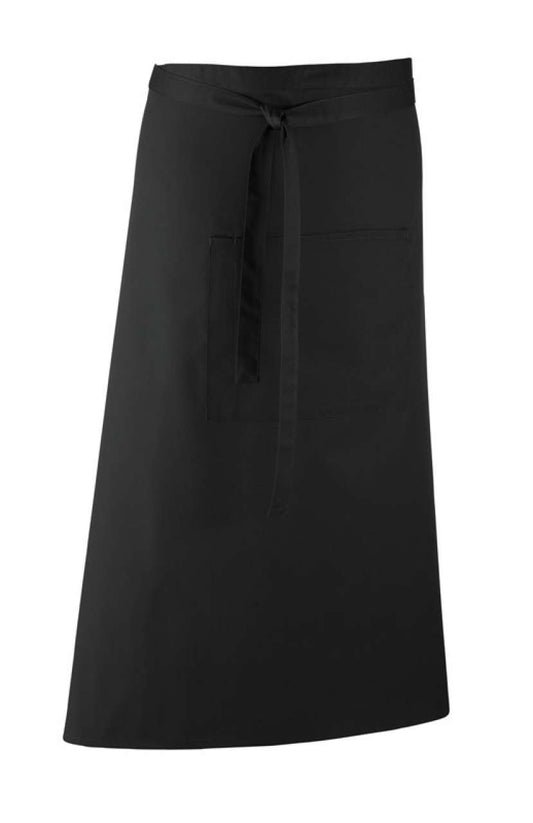 'COLOURS COLLECTION’ BAR APRON WITH POCKET - Black - Main