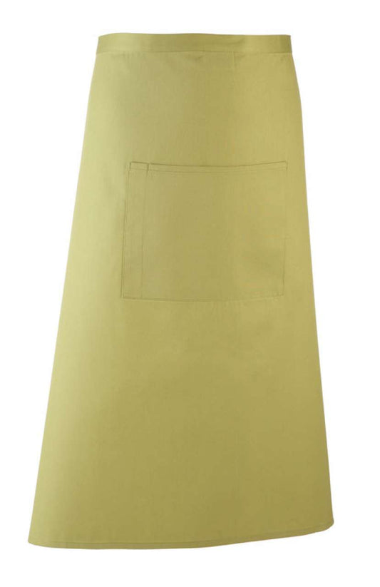 'COLOURS COLLECTION’ BAR APRON WITH POCKET - Lime - Main
