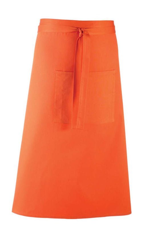 'COLOURS COLLECTION’ BAR APRON WITH POCKET - Orange - Main