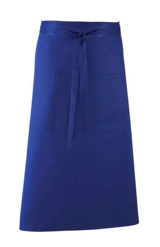 'COLOURS COLLECTION’ BAR APRON WITH POCKET - Royal - Main