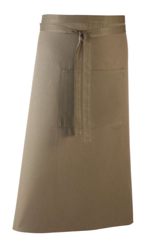 'COLOURS COLLECTION’ BAR APRON WITH POCKET - Sage - Main