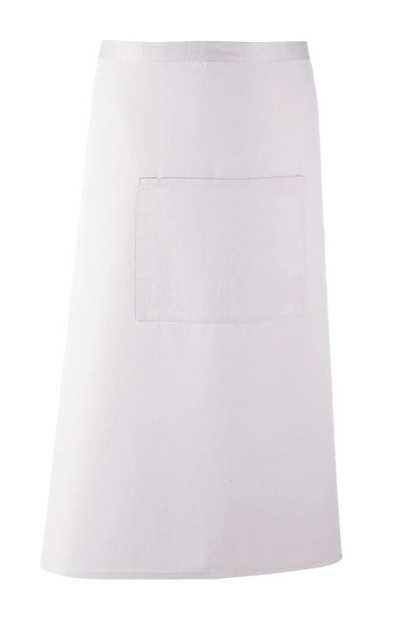 'COLOURS COLLECTION’ BAR APRON WITH POCKET - White - Main