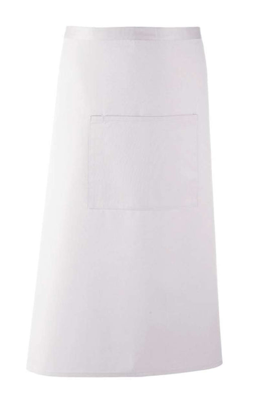 'COLOURS COLLECTION’ BAR APRON WITH POCKET - White - Main