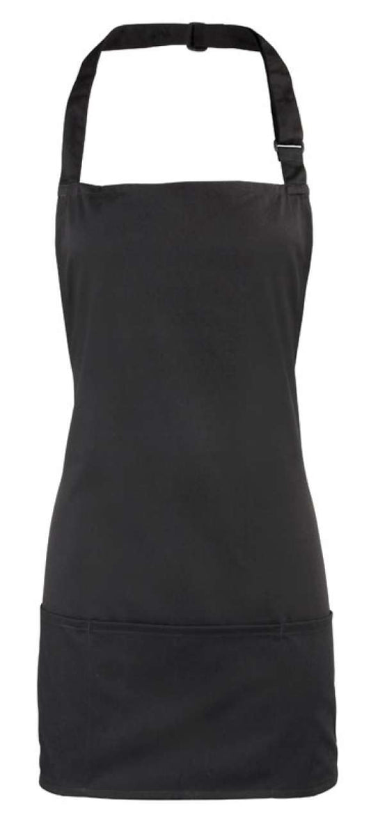 'COLOURS COLLECTION’ 2 IN 1 APRON - Black - Main