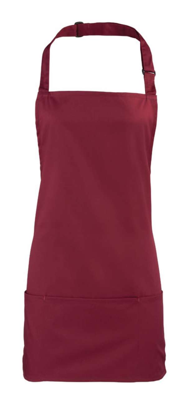 'COLOURS COLLECTION’ 2 IN 1 APRON - Burgundy - Main