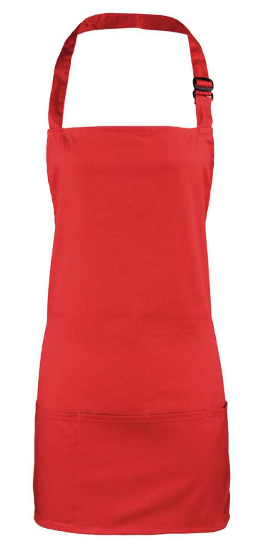 'COLOURS COLLECTION’ 2 IN 1 APRON - Red - Main
