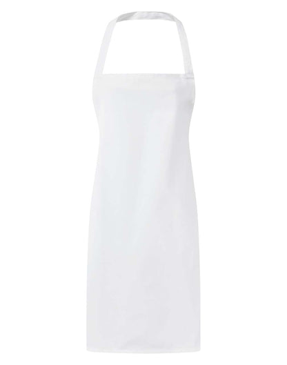 'ESSENTIAL' BIB APRON - White - Main