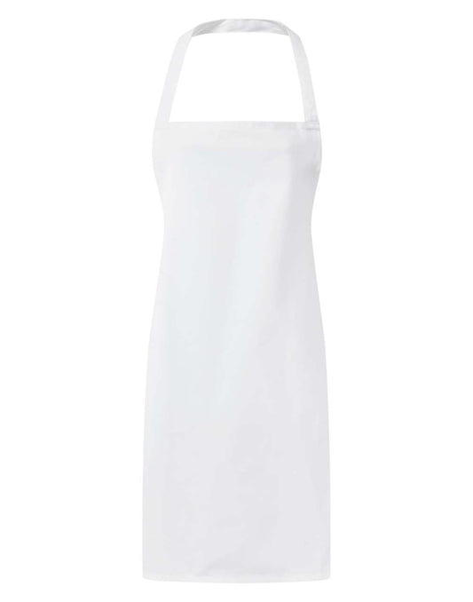 'ESSENTIAL' BIB APRON - White - Main