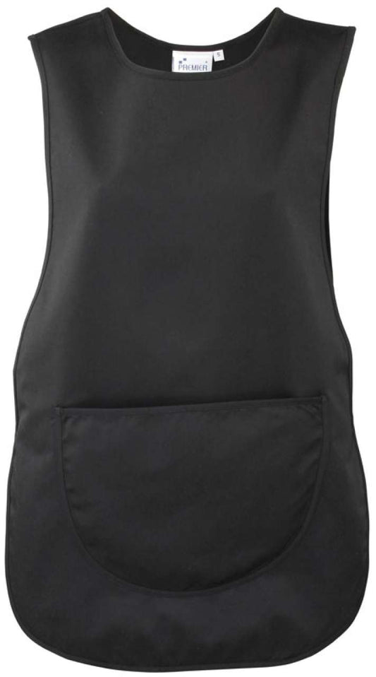 WOMEN'S POCKET TABARD - Black - Main
