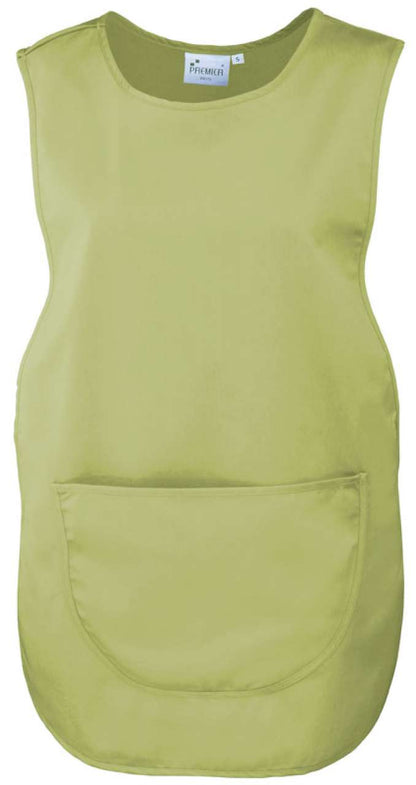 WOMEN'S POCKET TABARD - Lime - Main