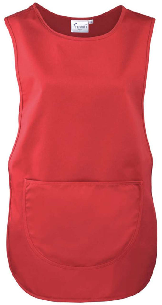 WOMEN'S POCKET TABARD - Red - Main