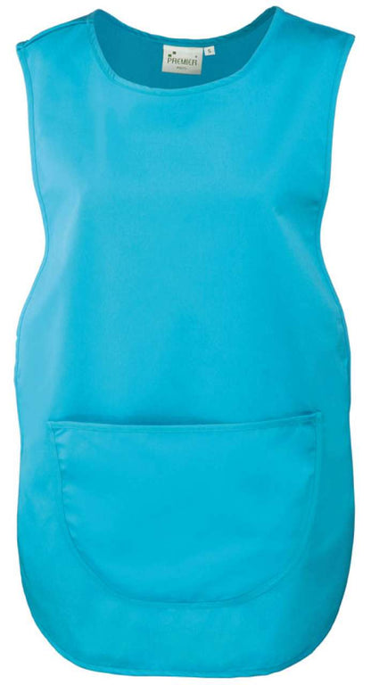 WOMEN'S POCKET TABARD - Turquoise - Main