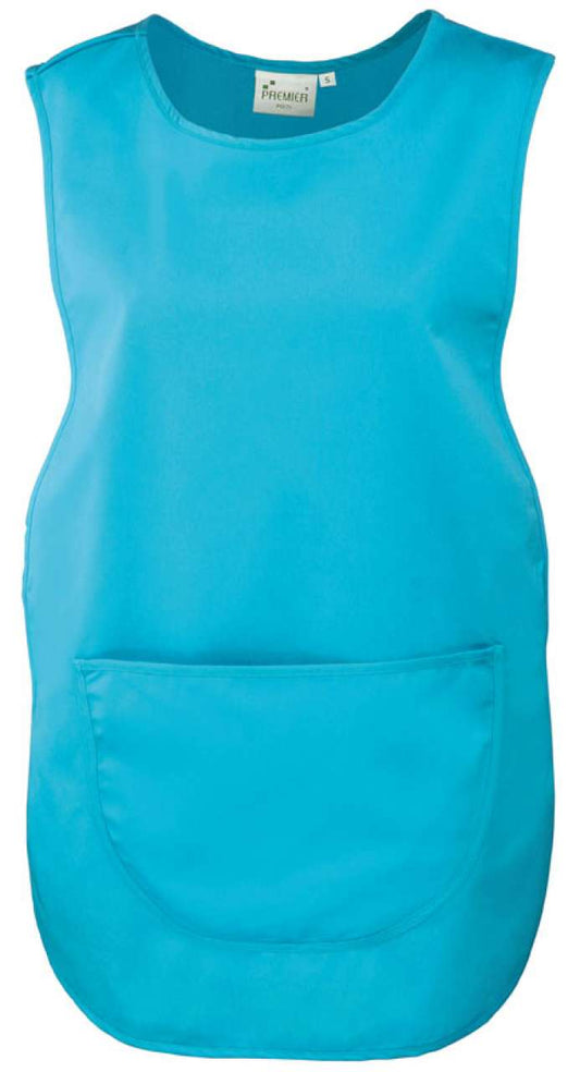 WOMEN'S POCKET TABARD - Turquoise - Main